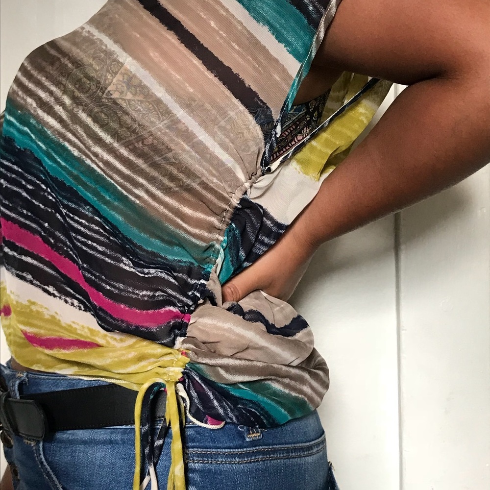 Multi colored tee